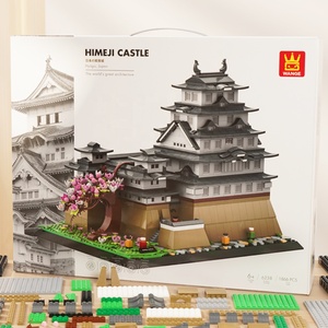 Wange 6238 - Bloques de Construcción del <span class=keywords><strong>Castillo</strong></span> de Himeji, Prefectura de Hyogo, Japón, Juego de Bloques de Construcción para Niños, Juguetes Coleccionables - Product Image 3