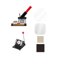Équipement d'aimant de réfrigérateur photo personnalisé automatique (sublimation, verre 3D, types de boutons magnétiques et kits de taille)
