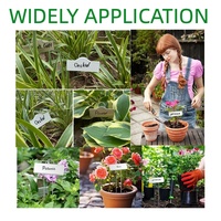 Marqueurs de jardin en métal imperméables en forme créative étiquettes de plantes horticoles de vente chaude pour l'identification des plantes à fleurs