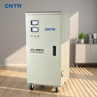 Régulateur de tension SVC 20KVA 30KVA avec affichage à aiguille - Servomoteur AVR monophasé 380V/400V pour usage industriel