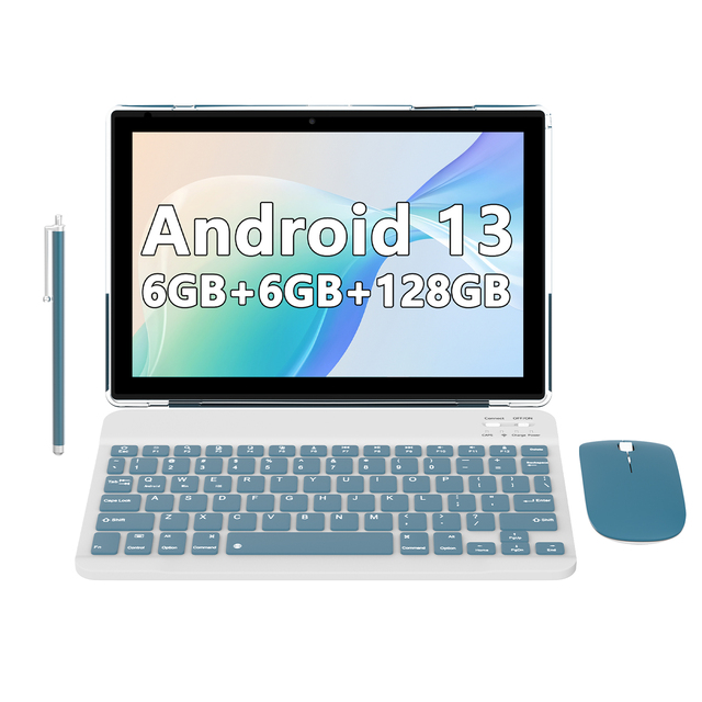 10.1 Inch Android 13 Gaming Tablet Capacitive Touch 6000MAH Battery MTK Processor 6GB RAM + 6GB RAM + 128GB HDD 3G Entertainment