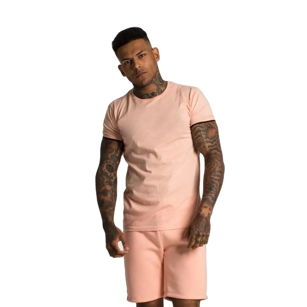 2022 Amazon Fashion men's t shirt sets new two piece shorts sets men's hip hop t-shirts