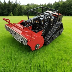 Động cơ diesel Máy cắt cỏ 800mm rộng công suất cao flail loại máy cắt cỏ tất cả các địa hình điều khiển từ xa thanh toán bù trừ máy cắt cỏ - Product Image 6