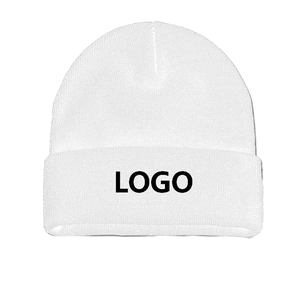 Wholesale Custom Embroidery Logo Children's &amp; <strong>Men's</strong> Winter <strong>Beanie</strong> <strong>Hats</strong> 100% Acrylic Elastic Closure - Product Image 1
