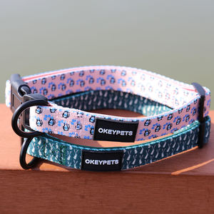 <span class=keywords><strong>Collar</strong></span> de Perro Personalizado Okeypets con Logotipo, Transpirable, Suave, Impresión por Sublimación, Neopreno, Poliéster, <span class=keywords><strong>Collar</strong></span> de Perro de Lujo - Product Image 3