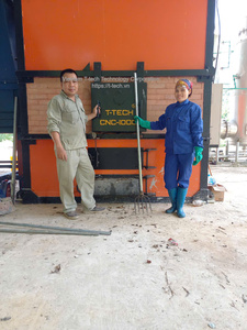 Incinerador de solución de residuos de fábricas y empresas de fabricación, equipo de eliminación de residuos industriales con alta eficiencia - Product Image 2