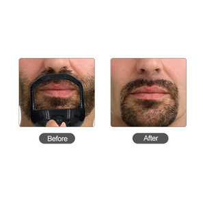 5 pièces de gabarits de coiffage de barbe de tailles variées, outils de façonnage et de contournement de la barbe, peigne de coiffage - Product Image 4