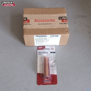 Boquilla de gas Lincoln Electric Magnum de 0.625 pulgadas (15.9 mm) chapada en cobre para soldadura MIG - Product Image 2