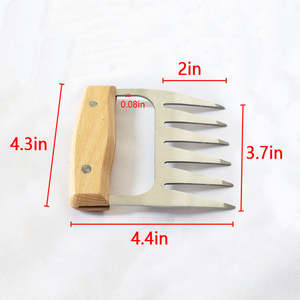 מפעל סיטונאי נירוסטה דוב זאב טפרים וזאב מטבח חיצוני cbbq אביזרים גריל לשימוש ביתי ומסעדה - Product Image 6