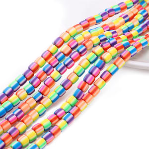 Wholesale 6mm Mixing Color Cylindrical Polymer <b>Clay</b> Loose <b>Bead</b> Drum <b>Bead</b> Jewelry Accessories for DIY Jewelry Making Accessories - Product Image 3
