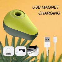 Vibrateur à aspiration rechargeable 10 fréquences, chargement USB, étanche, faible bruit HL-6015