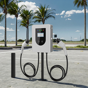 <span class=keywords><strong>Borne</strong></span> <span class=keywords><strong>de</strong></span> <span class=keywords><strong>recharge</strong></span> murale <span class=keywords><strong>pour</strong></span> véhicules <span class=keywords><strong>électrique</strong></span>s Type 1 22KW*2 44KW*2 32A*2 400V Niveau 2 avec câble <span class=keywords><strong>de</strong></span> 5m - Product Image 1
