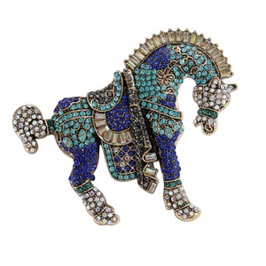 Broche del <span class=keywords><strong>A</strong></span>ño del Caballo, Accesorios de Ropa de Lujo con Animales, Pin, Joyerí<span class=keywords><strong>a</strong></span> - Product Image 2