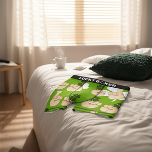Slip boxer da uomo Lucky in verde - Product Image 3