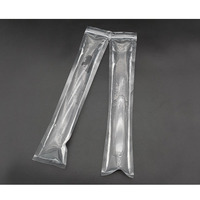 Sac de crème glacée en plastique sans BPA Transparent Ziplock Top sac de moule de glace à glace emballage de glace à glace vente en gros sac à glace