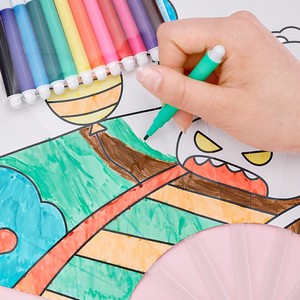 Stylo marqueur à eau de haute qualité, coloré, 24 couleurs, <span class=keywords><strong>pointe</strong></span> <span class=keywords><strong>feutre</strong></span> 0,7 mm, stylo <span class=keywords><strong>aquarelle</strong></span>, ensemble de marqueurs artistiques pour l'écriture sur papier - Product Image 6