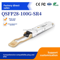 Module MPO YTOPTO 100GBASE SR4 85nm 100m compatible 5G Finisar FTL1154RDPL//Mikrotik/Ubiquiti/Juniper/Aruba 100%