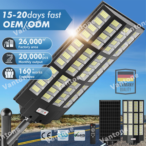 Vantone 8000W siêu sáng lớn tất cả trong một đường phố năng lượng mặt trời ánh sáng IP66 tích hợp năng lượng mặt trời đèn đường ngoài trời không thấm nước - Product Image 1