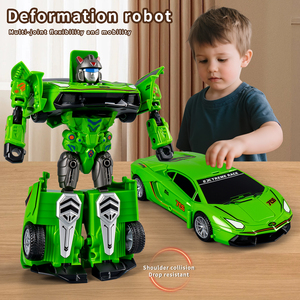 Coche de juguete para niños, <span class=keywords><strong>Robot</strong></span> de deformación, juguetes, Autobots Manual de transformación, coche de conducción inercial, modelo de coche deportivo de juguete para niños - Product Image 4