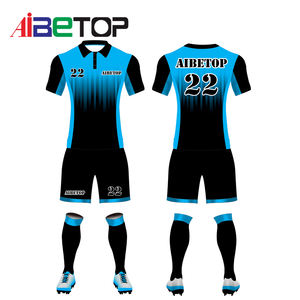 Kids Sportswear Günstige atmungsaktive Fußball uniform Boy Blank Fußball trikot Hochwertiges Stick trikot für Kinder - Product Image 2