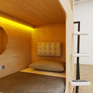 Literas de Madera Maciza de Estilo Chino, Ecológicas y de Alta Calidad para Hostales Juveniles, Dormitorios Escolares, Apartamentos Estudiantiles y Habitaciones Pequeñas - Product Image 4