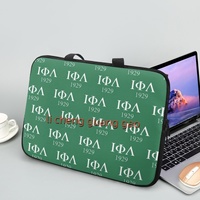 Yeni Özel Tasarım Phi Beta Sigma Laptop Çantası Sorority Temalı Ofis Taşınabilir Çok Boyutlu Laptop Çantası İş Ofis Malzemeleri