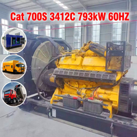 Générateur diesel Cat 3412C 634 kW 60 Hz, 0 heure, unité neuve avec documents complets pour station de base et centre de données