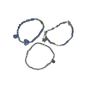 Conjunto de Pulseras de Cuentas de Moda, Acero Inoxidable 316L, Chapado en Oro PVD, Joyería Sostenible y Resistente para Mujer - Product Image 1