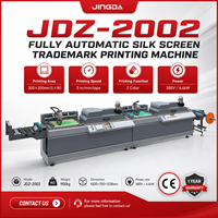 Equipo de Serigrafía Automático de Alta Velocidad de Rollo a Rollo JDZ-2002, Impresora de Serigrafía de Dos Colores para Etiquetas de Tela