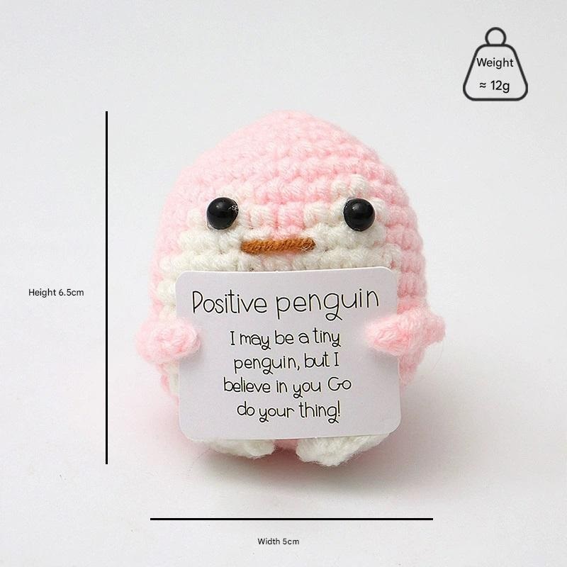Pingouin rose p card yeux 06cm bouche 26 marron foncé