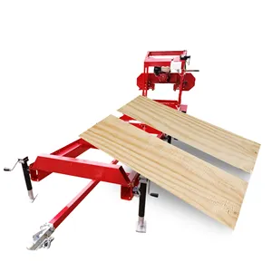 Máy cưa Thế Giới 32 inch cắt gỗ log Splitter sawmill 10.5hp DIESEL di động ban nhạc sawmill