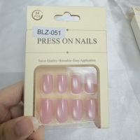 Lot de 24 faux ongles carrés à presser, rose, violet, rouge, vert menthe, effet œil de chat brillant, vente en gros, personnalisable, marque privée