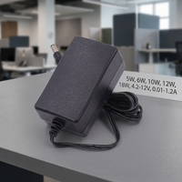 Adaptor Daya Universal Global AS EU UK AU 5W 6W 5V 7V 9V 12V 1 Amp Dapat Diganti, Catu Daya Medis untuk Layar Vision