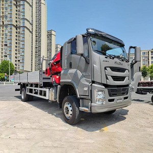 รถบรรทุกติดเครน Is-uzu 4x2 แบบ Knuckle Boom Crane ขนาด 12 ตัน จากโรงงานโดยตรง พร้อมระบบหมุนได้ 360 องศา °   ขาตั้งไฮดรอลิกแบบหมุนได้ - Product Image 5