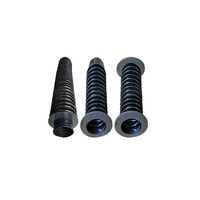 Couvre-bellows CNC personnalisé, couvre-bellows ronds en plastique, couvre-bellows flexibles pour la protection contre la poussière des machines-outils