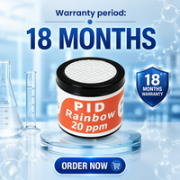 Capteur PID Rainbow2 d'Applications Uniques, capteur de COV à 20 ppm, lampe UV à revêtement ELT, durée de vie de 15 000 heures, détecteur de gaz COV