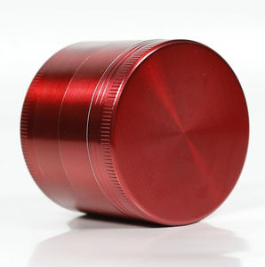 Moulin à fumée en aluminium avec Logo personnalisé, 4 couches, pour herbes et herbes - Product Image 5