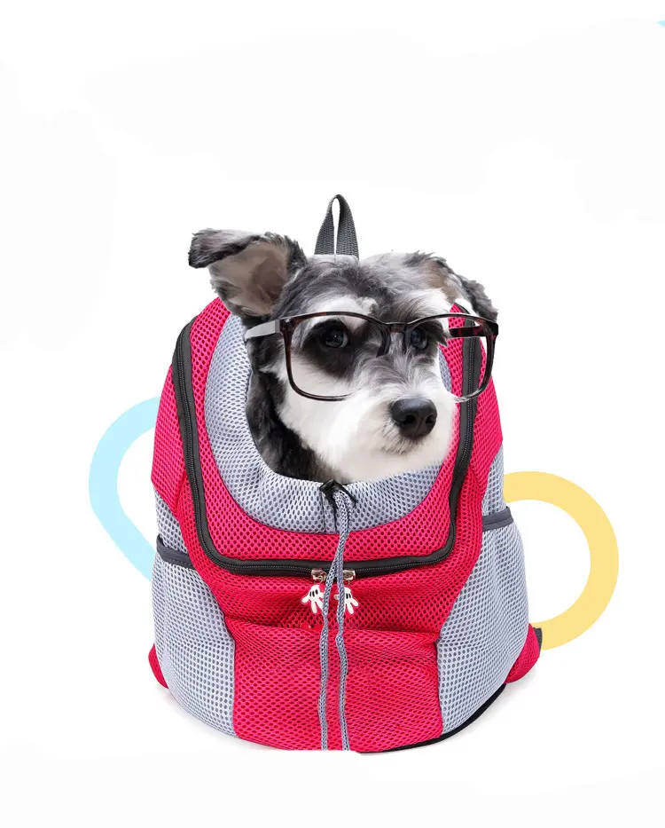 FREE SHIPPING Cute Outdoor Travel Backpack Suitable For Women Front Chest Bag Head Out Breathable Design Pet Cat Dog Carrier