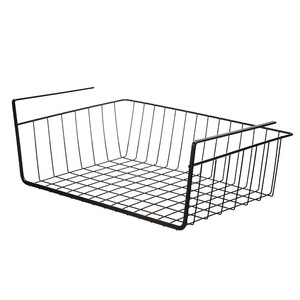 Kitchen Storage Rack Wall Mounted Rectangle Multi Function <b>Cabinet</b> Organizer Under <b>Cabinet</b> Tiered Hanging Baskets - Product Image 2