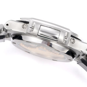 Reloj de Pulsera de Acero Inoxidable con Bisel de Diamantes 2026, Función de Fecha y Fase Lunar, Versátil, Casual, Formal, de Alta Gama, Coleccionable y de Lujo - Product Image 3