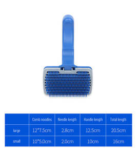 Cepillo de Aseo para Mascotas de Plástico Ecológico y Sostenible al por Mayor, Peine Autolimpiante para Animales Pequeños - Product Image 6