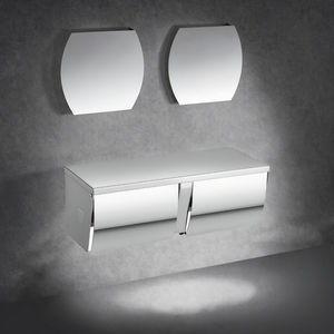 ที่วางกระดาษชำระคู่ <span class=keywords><strong>Joie</strong></span> พร้อมชั้นวางโทรศัพท์ กันน้ำ ที่จ่ายกระดาษชำระแบบม้วน ห้องน้ำ สแตนเลสขัดเงา โครเมียม ทันสมัย - Product Image 2