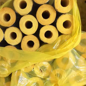 Tubo de lana de roca de cloruro bajo de alta densidad (120kg/<span class=keywords><strong>m</strong></span>³) Hoja cuadrada insonorizada anticorrosiva para aplicaciones marinas/de acería - Product Image 5