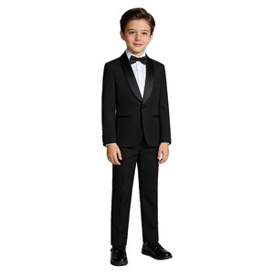 Conjunto <span class=keywords><strong>de</strong></span> traje <span class=keywords><strong>de</strong></span> esmoquin <span class=keywords><strong>para</strong></span> niños, traje formal con solapa <span class=keywords><strong>de</strong></span> satén <span class=keywords><strong>para</strong></span> fiesta <span class=keywords><strong>de</strong></span> boda, traje <span class=keywords><strong>para</strong></span> niños, chaqueta y pantalones, conjunto <span class=keywords><strong>de</strong></span> 2 piezas - Product Image 5