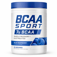 Poudre de BCAA 7g, rapport 2:1:1, avec électrolytes et 300mg d'eau de coco pour la récupération musculaire et l'hydratation, OEM