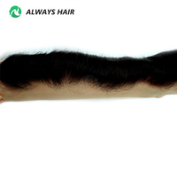 Ilusión HD Transparente de 13" x 4" para Cabello Chino Remy 100% Sin Procesar para Cierre de Encaje