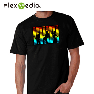 EL Sound Activated <strong>Halloween</strong> <strong>t</strong> <strong>Shirts</strong> Applies to Any Clothing Electroluminescent Panel Removable <strong>T</strong>-<strong>shirt</strong> Luminescent Panel - Product Image 1