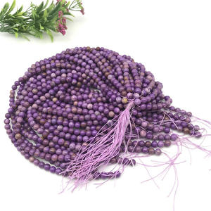 Grosir diskon besar-besaran manik-manik <span class=keywords><strong>kunzite</strong></span> kristal alami 8mm gelang manik longgar fosfor kristal untuk hadiah wanita - Product Image 5