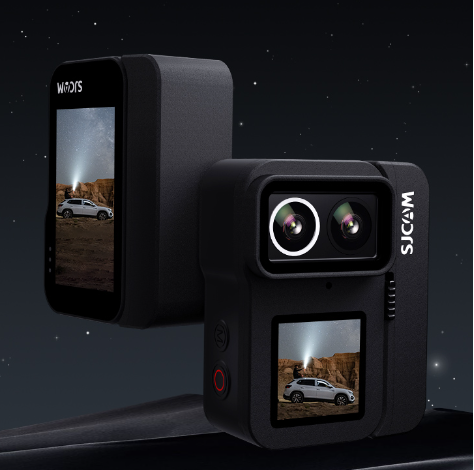 SJCAM SJ20 Motorcycle Driving Recorder Dual Camera HD 4K Sports Camera Thumb Camera Cycling Diving Outdoor Live Vlog