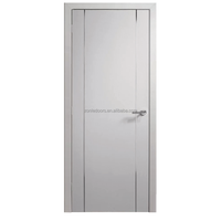 Porte intérieure à prix compétitif Porte en bois design à double porte fiable avec serrure intelligente